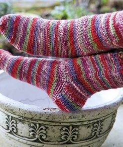 Berry Nice cuff-down Socks