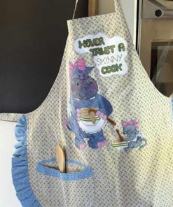 Never Trust a Skinny Cook Reversible Apron