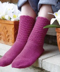 Pink Delight toe-up Socks