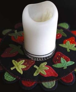 Strawberry Patch Candle Mat