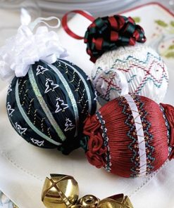 Trio of Smocked Ornaments