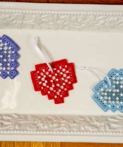 I Heart Hardanger Ornaments 2