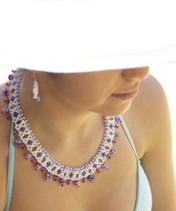Millefiori Mosaic Collar & Earrings