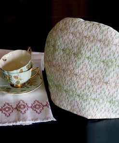 Victorian Christmas Lace Tea Cozy and Tea Towel set