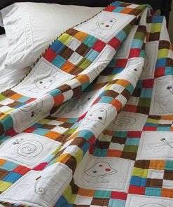 Snips ‘n’ Snails quilt