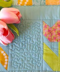 Spring Garden Path Table Runner detail