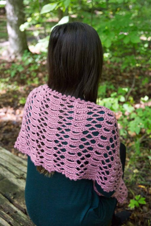 Plum and Wine Shawl