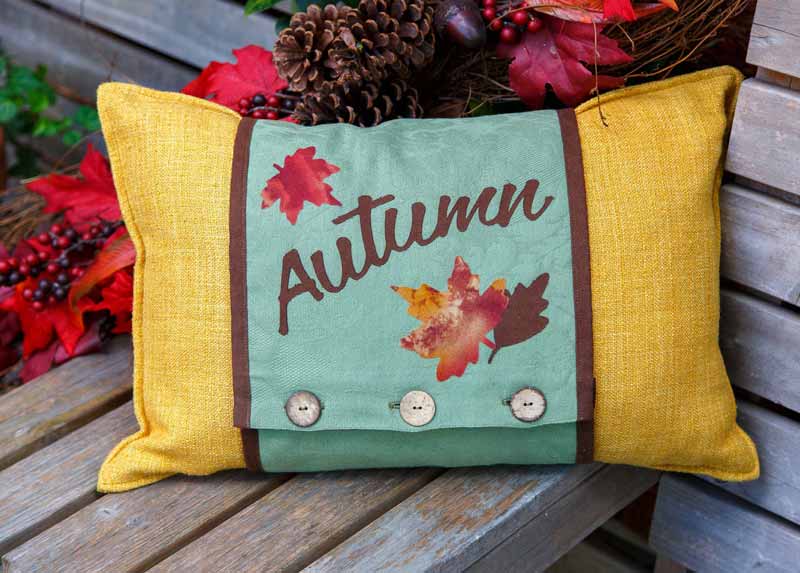 Autumn Cushion Wrap Pattern - Fall 2016