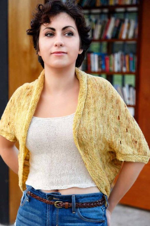 Swiss Cheese Shrug Pattern - Fall 2016