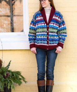 Snowflakes & Evergreens Cardigan