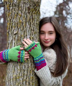 Lovebirds Fingerless Gloves