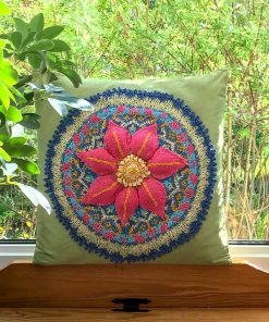 Garden Mandala Cushion Cover
