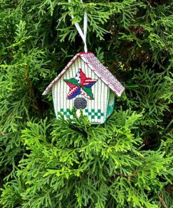 Quilted Star Birdhouse
