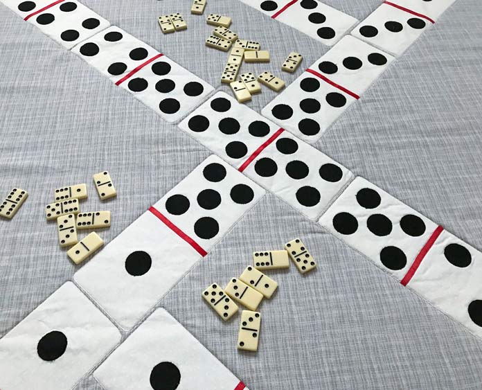 Dominoes Game Tablecloth