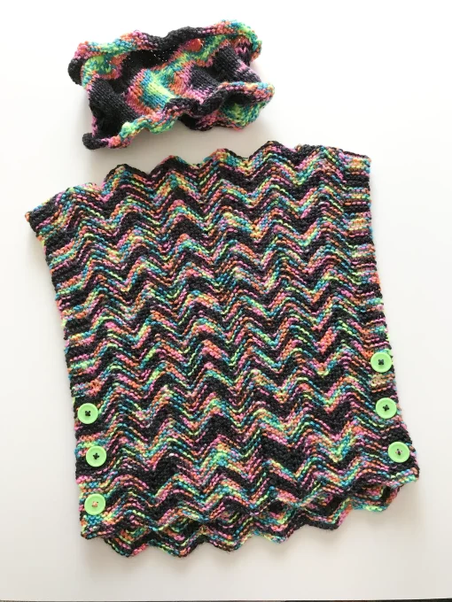 Rick Rack Poncho & Cowl - Image 3