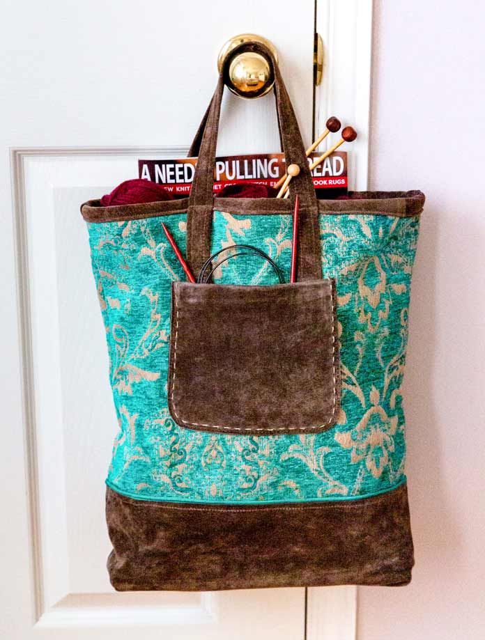 The Suede Tote Bag