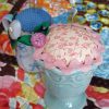 Repurposed Pottery Pin Cushions