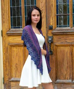 Notre Dame Crescent Shawl