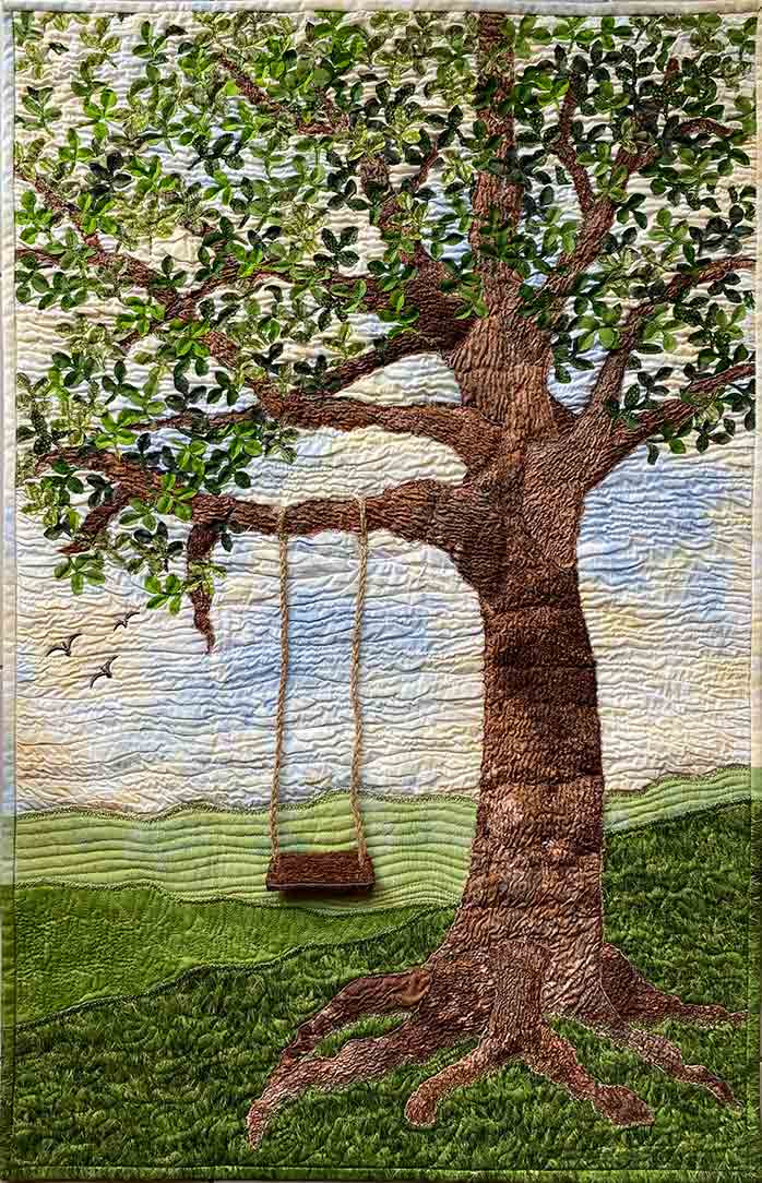 Swing into Spring Wall Hanging
