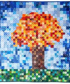 The Pixelated Tree Quilt