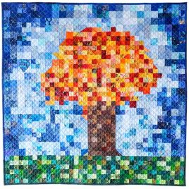 The Pixelated Tree Quilt