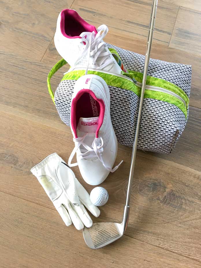 Green is for Golf Shoe Bag