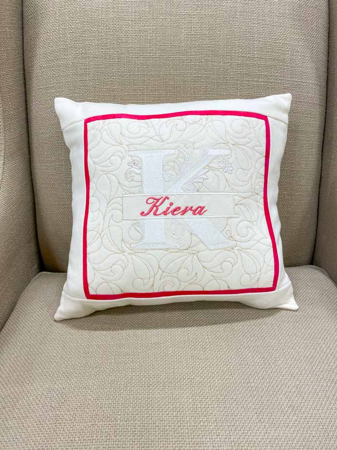 Modern Monogram Cushion