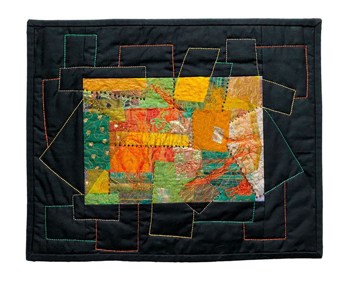 Abstract Quilted Landscape