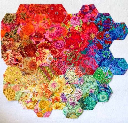 Making Hexagon Quilt Blocks by Machine