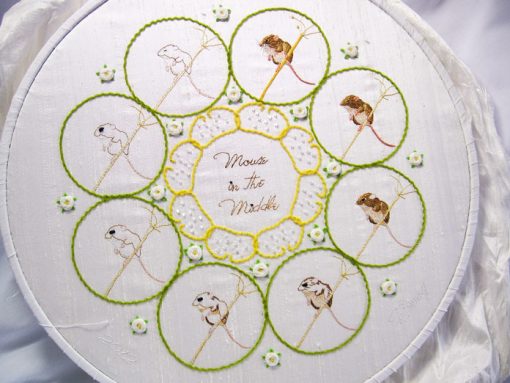 Mouse in the Middle, A Needle Painting - Image 7