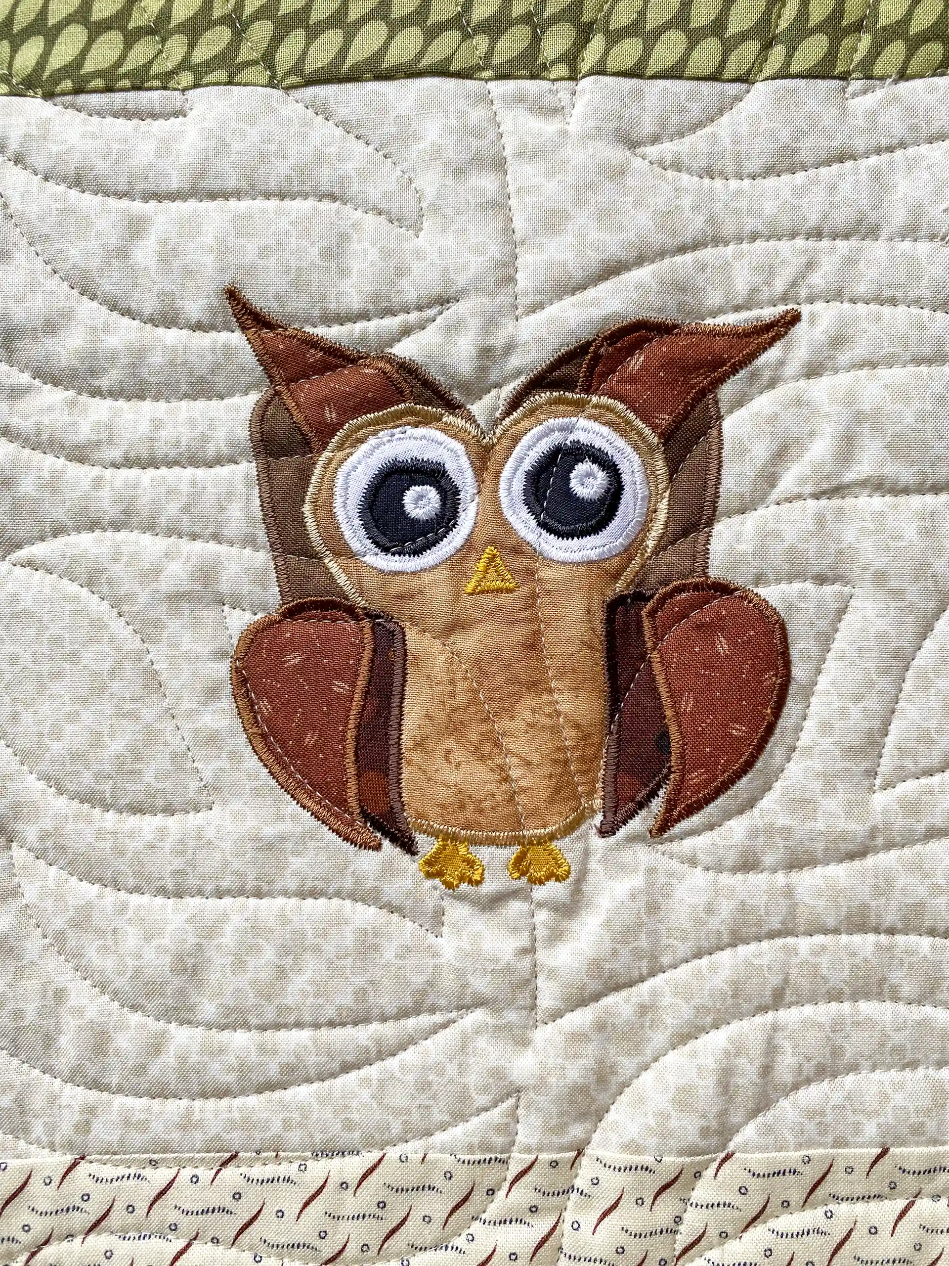 Friends of the Forest Baby Quilt - Image 4