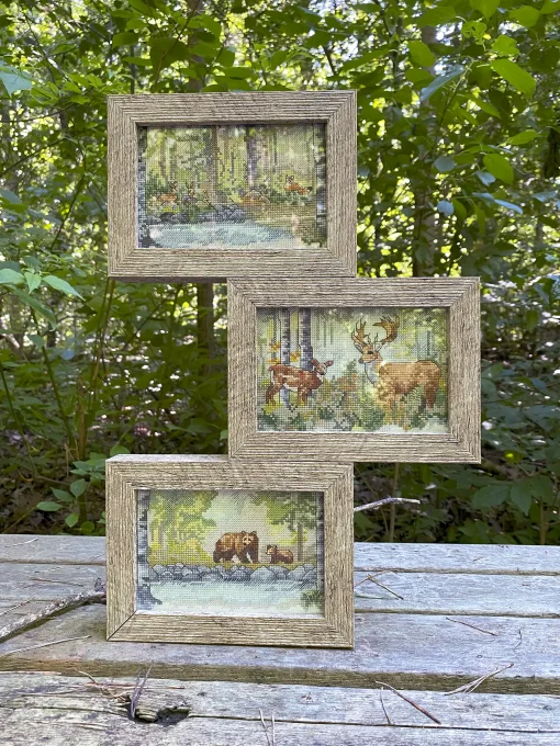 Wild Things Cross Stitch Wall Art