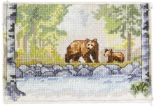Wild Things Cross Stitch Wall Art - Image 2