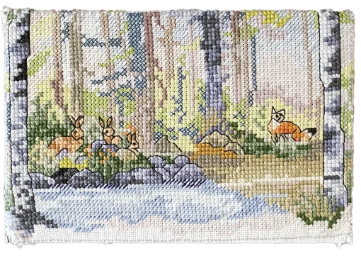 Wild Things Cross Stitch Wall Art - Image 3