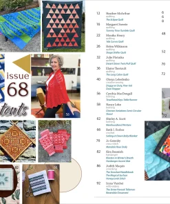 A Needle Pulling Thread Issue 68 Table of Contents
