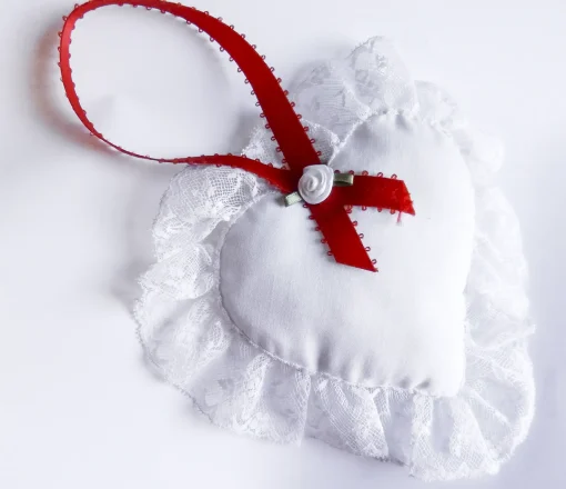 Smocked Heart Ornament – A Sweet Handmade Gift Idea - Image 2