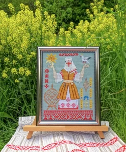 Mokash Goddess A Cross Stitched Hanging Talisman