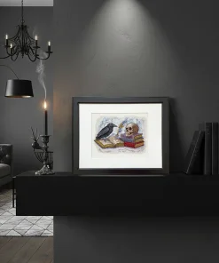 A Tale of Poe Cross Stitch Wall Art