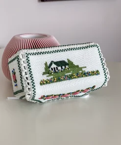 Alternative view of Embroidered Landscape Trinket Box