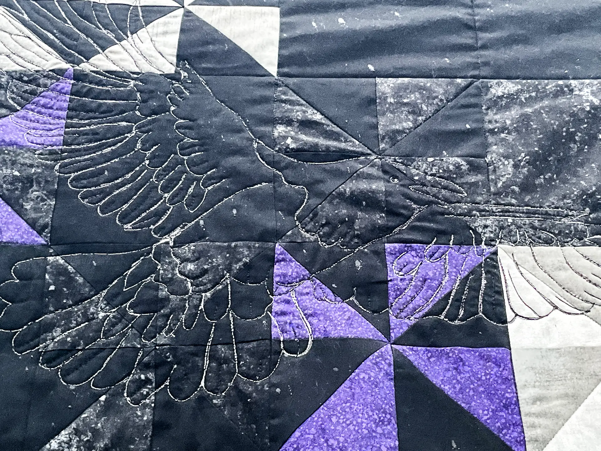 Gothic Raven Quilt - Image 2