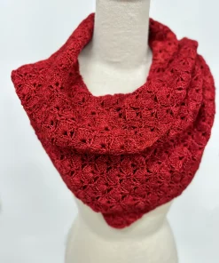 Alternative view of Victorian Sleuth Crochet Wrap