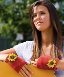 Cultivating Your Beaded Floral Garden Series Part 3 - 4: Fall's Sunflower Harvest Mitts & Box
