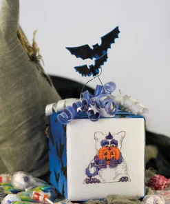No Sew Halloween Cube Ornament