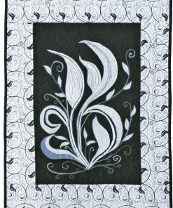 Black and White Garden Quilt